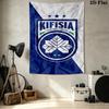 Kifisia FC Wall Tapestry Aesthetic Wall Hanging Printed Fabric Blanket Decorative Tapestries for Bedroom Living Room Home Decor