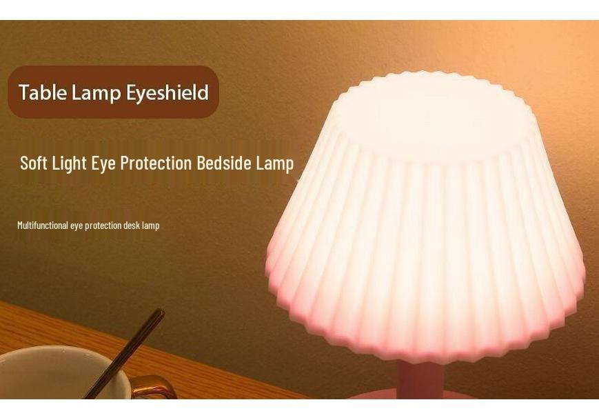 Multi-functional USB Desk Lamp with Adjustable LED Night Light and Power Strip