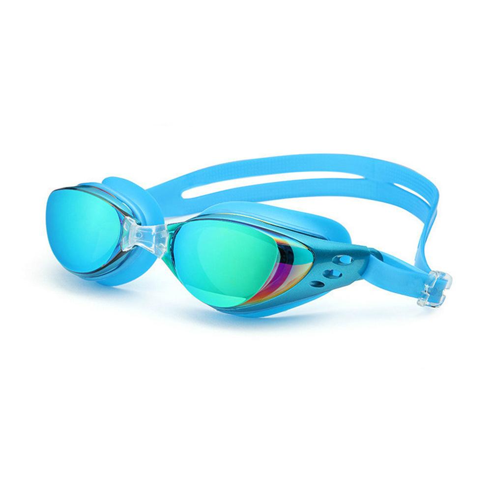 Adjustable Swimming Goggles Electroplating Waterproof Anti-fog Swimming Glasses Swim Eyewear