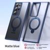 Magnetic Rotating 360 Stand Phone Case Galaxy S25 Ultra S24 S23 TPUPC Dual Ring Design