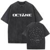 Vintage Washed Don Toliver Octane Tour 2026 Merch T Shirt Mens Rap Punk Gothic Short Sleeve Tshirt Hip Hop Loose Clothing Tees
