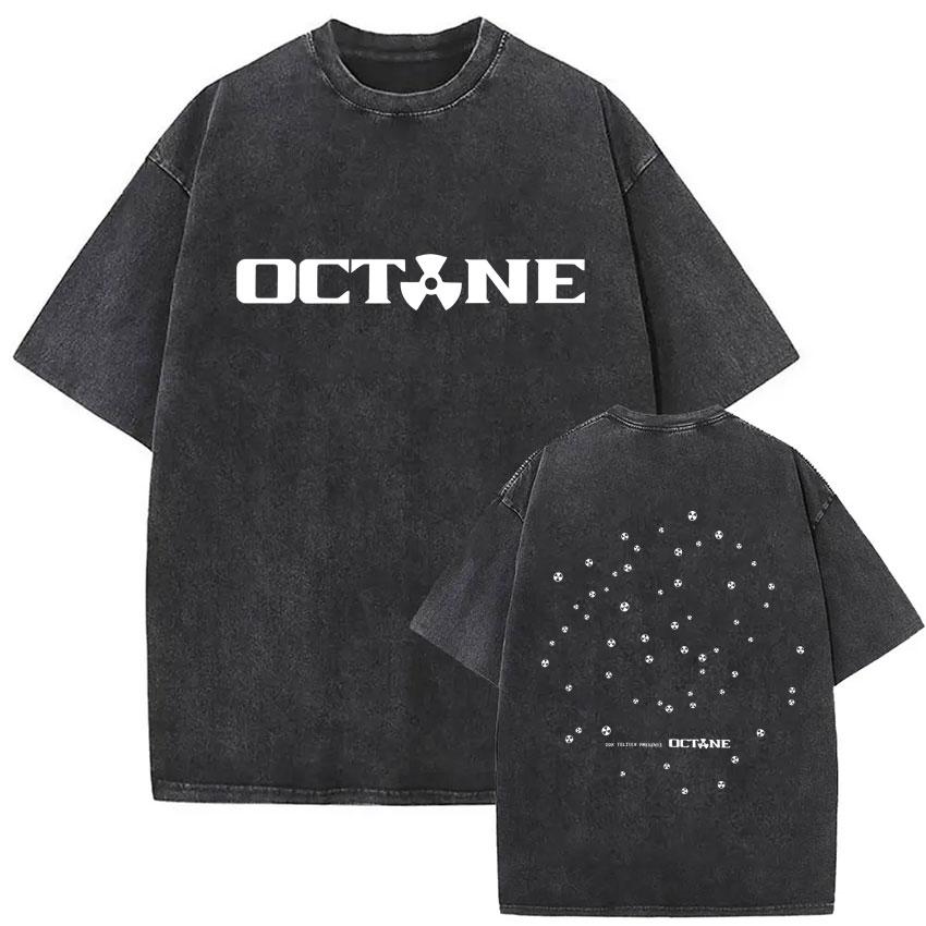 Vintage Washed Don Toliver Octane Tour Album 2026 Logo Merch T-shirts Men s Hip Hop Fashion Oversized Cotton T Shirt Streetwear S