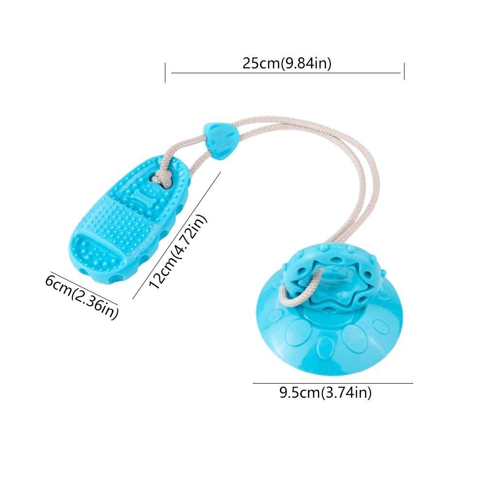 TPR Dog Suction Cup Slippers Toys Bite-Resistant Interactive Ball Pet Teeth Grinding Toy Elastic Dog Chew Toy Relieving Stuffy