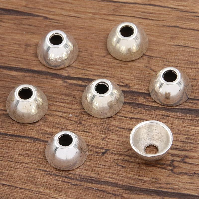 

Античні срібні роздільники-квіти: Багатостильовий, порожнистий дизайн для DIY браслетів та намист