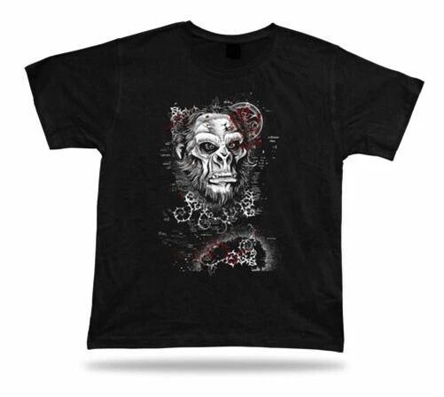 Prehistoric ape funny art design Tshirt birhday apparel special spiritual gift 4XL