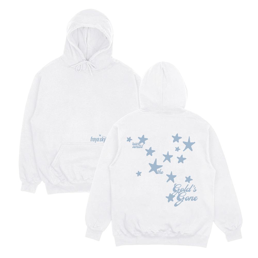 

Худі Gold s Gone з графікою співачки Фреї Скай Чоловічий Жіночий Повсякденний Пуловер Вуличний одяг Хараджуку Хіп-хоп з довгим рукавом XS білий
