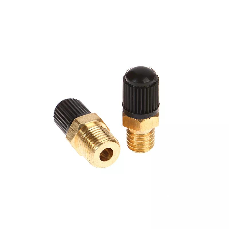Brass Tank Fill Valve for Air Compressor, Single Piece, M8/M10 DIY Threaded Accessory