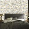 Wild Flowers Wallpaper Light Gray and White for Living Room and Bedroom 50x1000