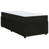 Bed Frame with Mattress Black 80 X 200 Cm Fabric