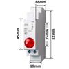 Accident Signals For Circuit Control Systems AC/DC 24V Indication Lights Flame Retardant Plastic Long Working Life 30000h