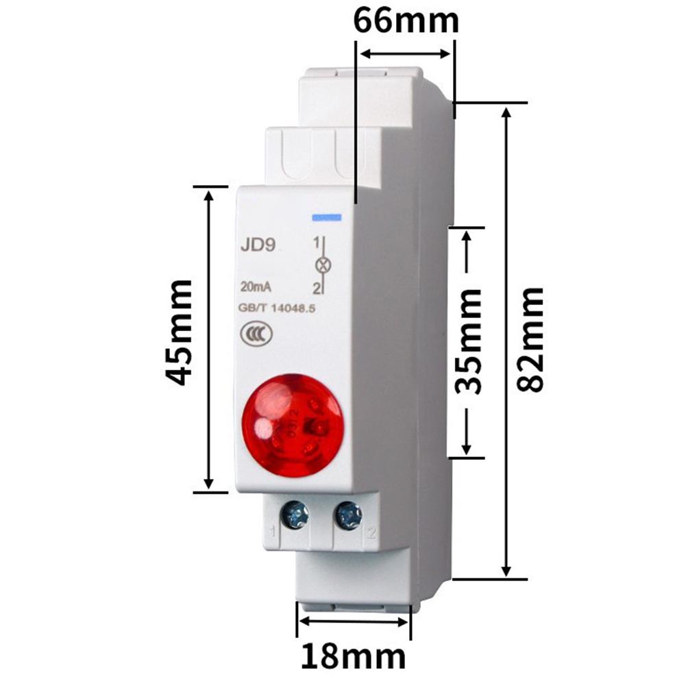 Accident Signals For Circuit Control Systems AC/DC 24V Indication Lights Flame Retardant Plastic Long Working Life 30000h