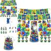 Roblox Rainbow Friends Party Supplies Kit With Banner Cake Topper Balloons And More!