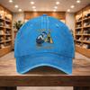 Electrician Baseball Cap Trust Me Graphic Print Washed Denim Snapback Hat Adjustable Casual Gift