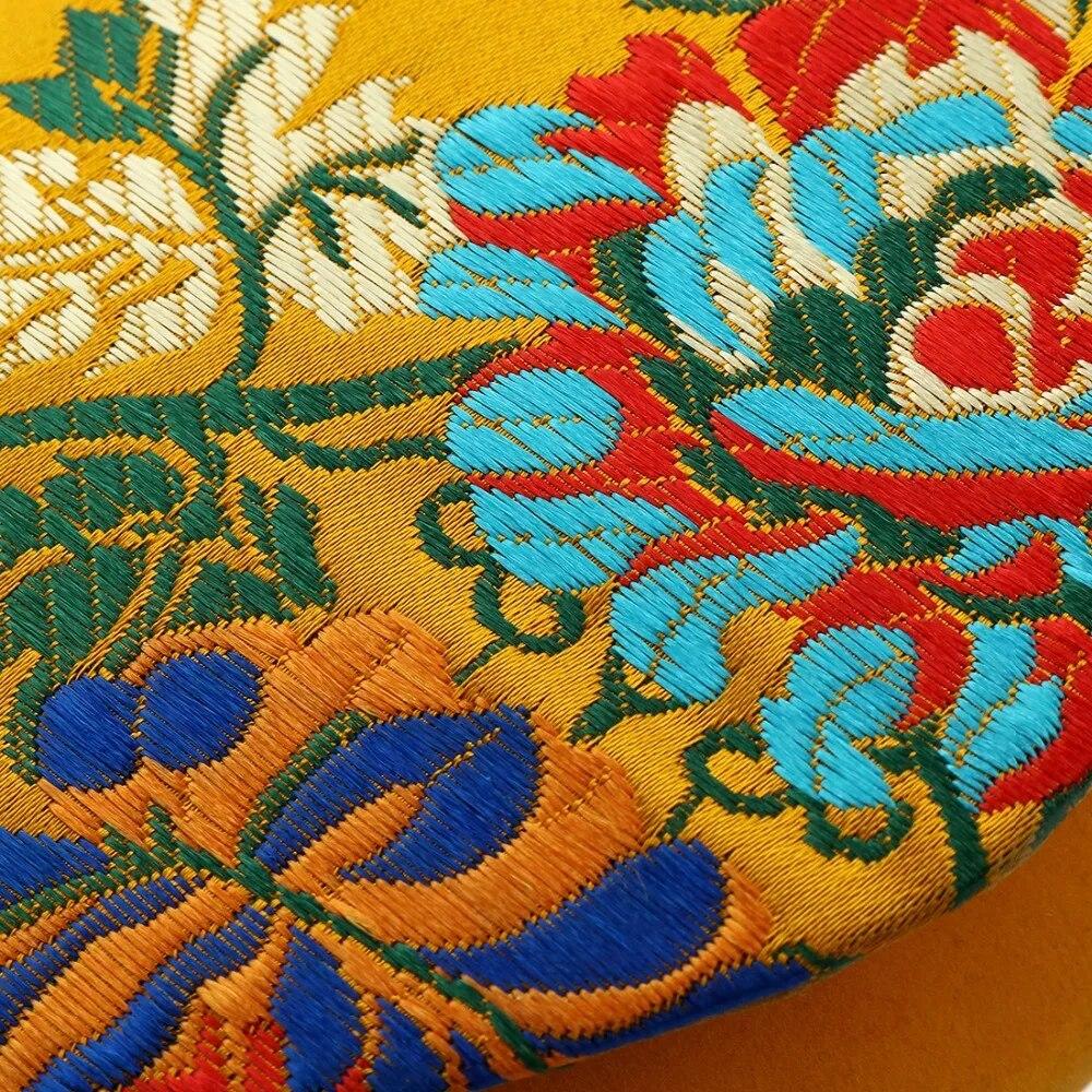 Vintage Suede Clutch Bag Wedding Embroidered Flower Shoulder Bag With Sling Evening Purse Bags Women'S Yellow Clutches