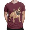 French Bulldog Dog Dogs Animals Art Paint Draw Design Funny 100 Cotton TShirt French Bulldog Tops Tees For Unisex