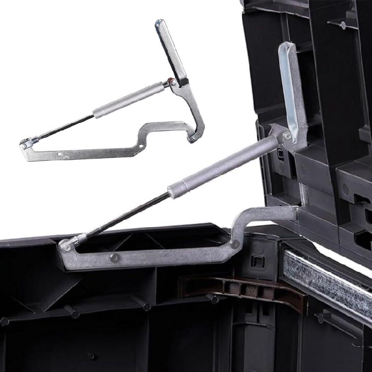 Stainless Steel Hydraulic Hinge Replacement Accessories For Outdoor Deck Box Slow Closing Heavy Lid Safety Mechanism
