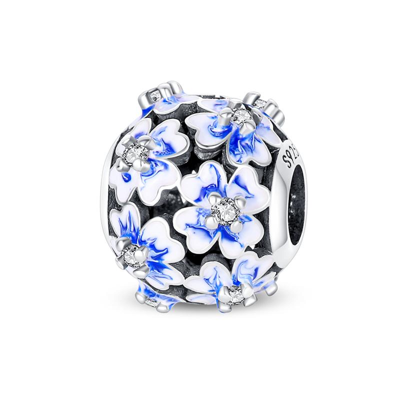 Charm Copper Romantic Flower Theme Collection Beaded 3Mm Original Bracelet Necklace Women Luxury Diy Exquisite Jewelry Gift