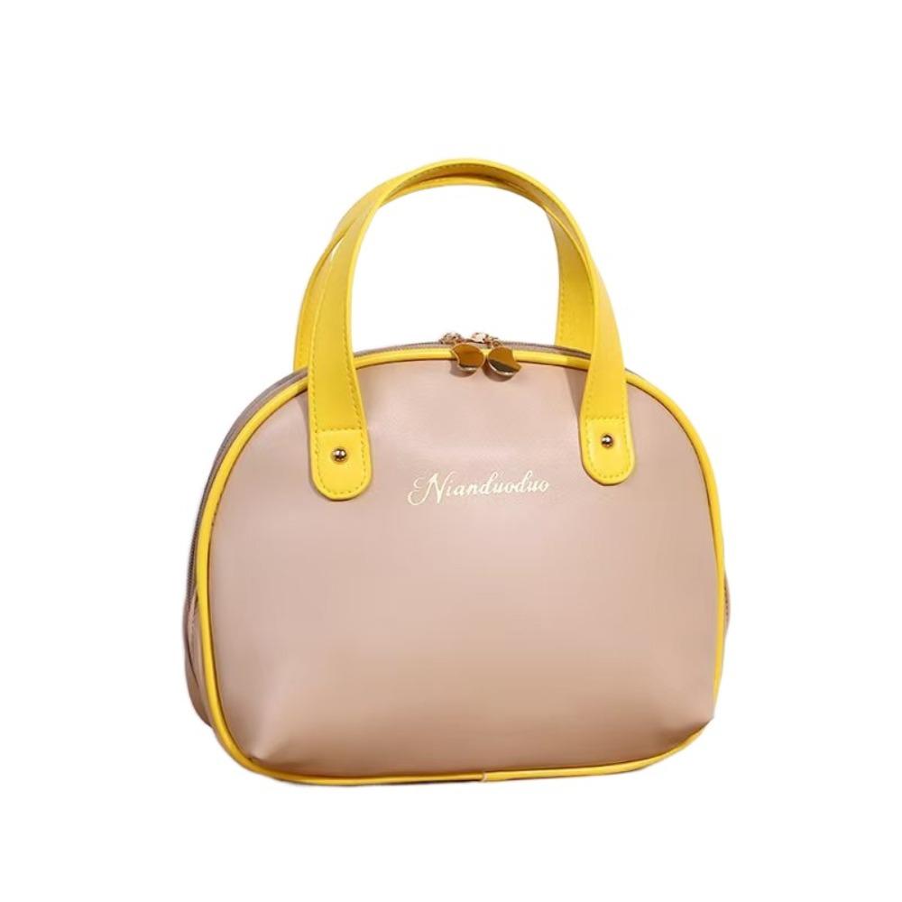 Storage Container PU Cosmetic Bag Large Capacity Washing Bag Portable Handheld  Make Up Bag  Girls