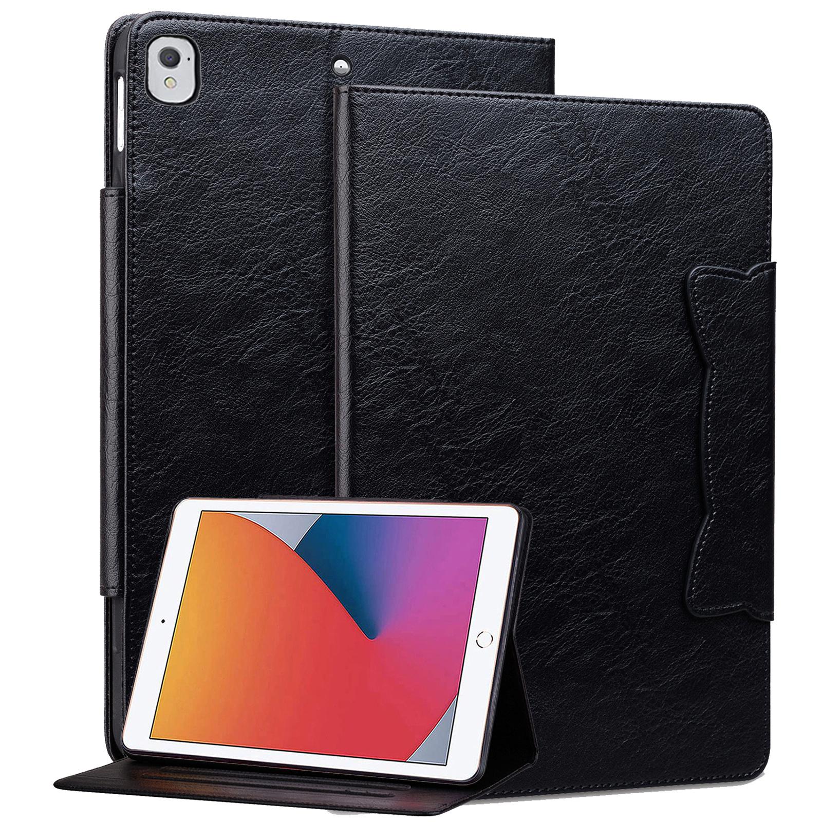 

For iPad 9.7-inch (2017)/(2018) Case Magnetic Clasp Protect PU Leather Tablet Cover B