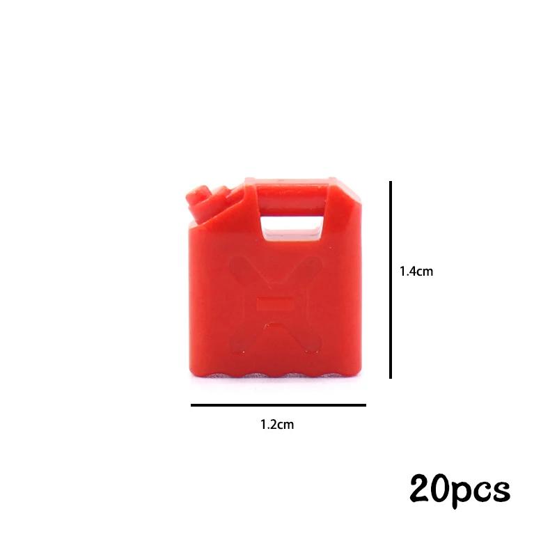 MOC Military Weapon Oil Bottle Building Blocks Oil Tank Gasoline Drum Model Gas Station Accessories Educational Creative Toy Kid
