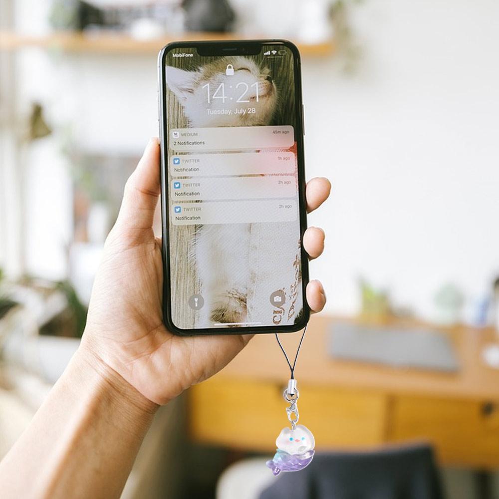 Sea Creature Phone Hanging Rope Keychain Mobile Phone Chain Fish Phone Chain  Telephone Jewelry