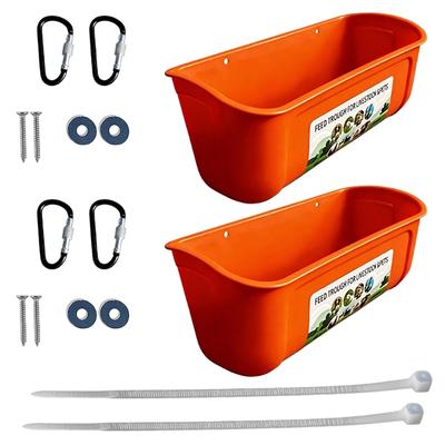 2PCS Hanging Chicken Feeders Effortlessly Cleaning and Quick Disassembly Feeder Waterer for Busy Farmers Poultry Feeding