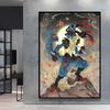 Japanese Classic Anime  Charizard Decorative Painting High Quality Canvas  Modern Home Bedroom Wall Picture Decorative