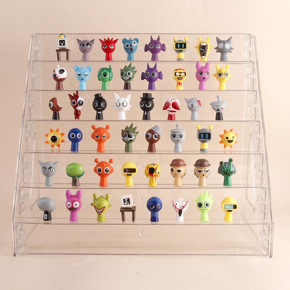 Sprunki Rhythm Box Animal Models Pvc Children Playroom Decor Toys Collectible