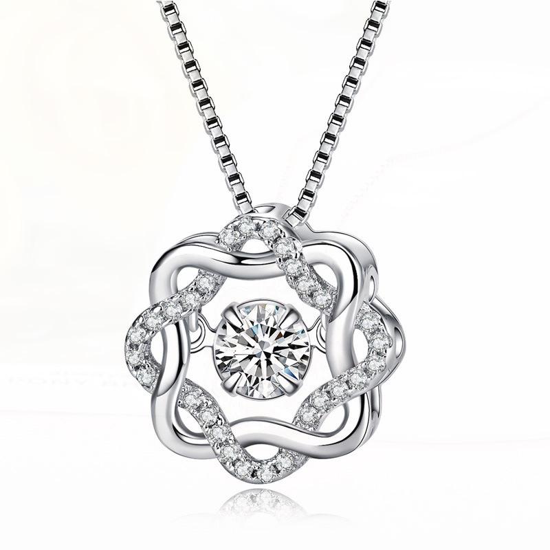 

Ожерелье Agile с восьмиконечной звездой для женщин, подвеска в виде бьющегося сердца, простая цепочка на ключицу