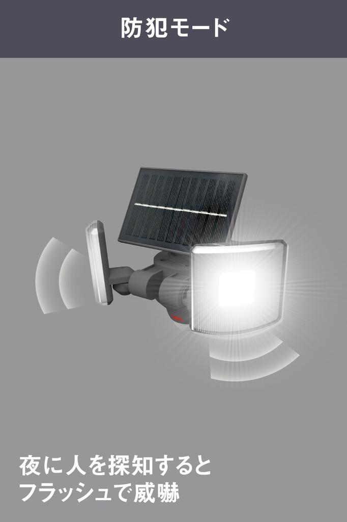 MUSASHI LED Sensorlicht, Solarbetrieben, Abnehmbares Panel, Mehrarmig, Energiesparend, Außenbereich, Automatische Beleuchtung, Sicherheitslicht, Verstellbarer Winkel, Pe