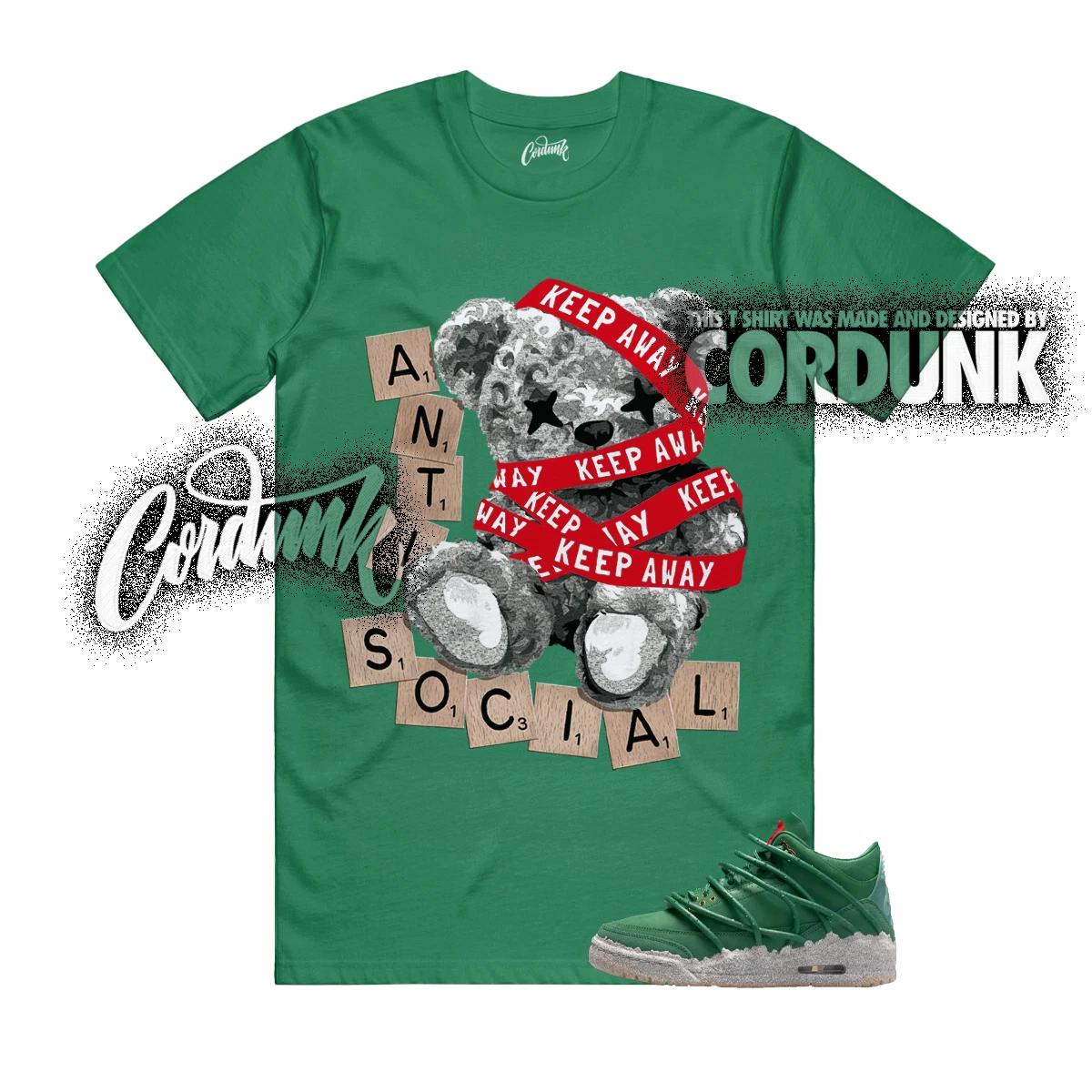 3 Concrete Rose Fir Green Red Cet Grey Teyana T Shirt Match ANTI 140