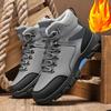 Winter Men Boots Warm Plush Comfort Anti Slip Outdoor Snow Boots Outdoor Hiking Shoes Platform Short Boots Men Shoes