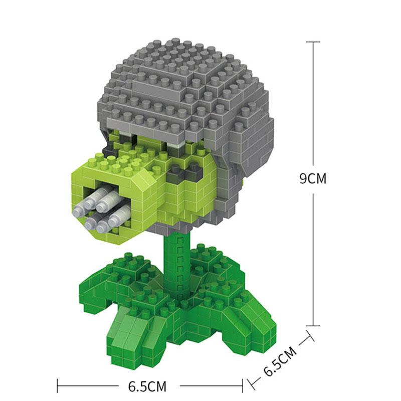 Vs Plants Zombies Parentchild Interactive Boxed Educational Building Toy Block