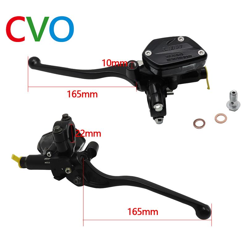 7/8" 22mm Motorcycle Brake Clutch Pump Hydraulic Left Right Master Cylinder Handle Lever Universal For Honda Kawazaki Suzuki KTM