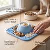 Slow Feeder Dog Lick Bowl with Rolling Ball Non Slip Suction Cup Bottom Cat Puppy Lick Bowl