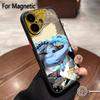 Anime Ones Pieces Luffys Zoros Phone Case for iPhone 17 16 15 14 13 12 11 Air Pro Max Mini XR XS X 7 8 6 6s Plus Matte Magnetic