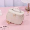 Stylish Large-Capacity Waterproof Makeup Bag with Handle – Portable Luxury Lipstick Storage
