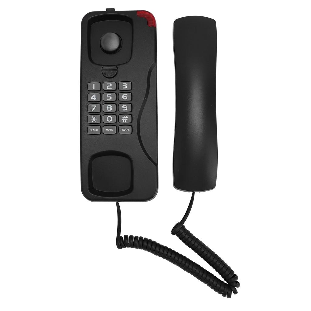 Corded Phone Wall Mount Old   Retro Landline Telephone Wired for Home Living Room   Hotel Use Last Number