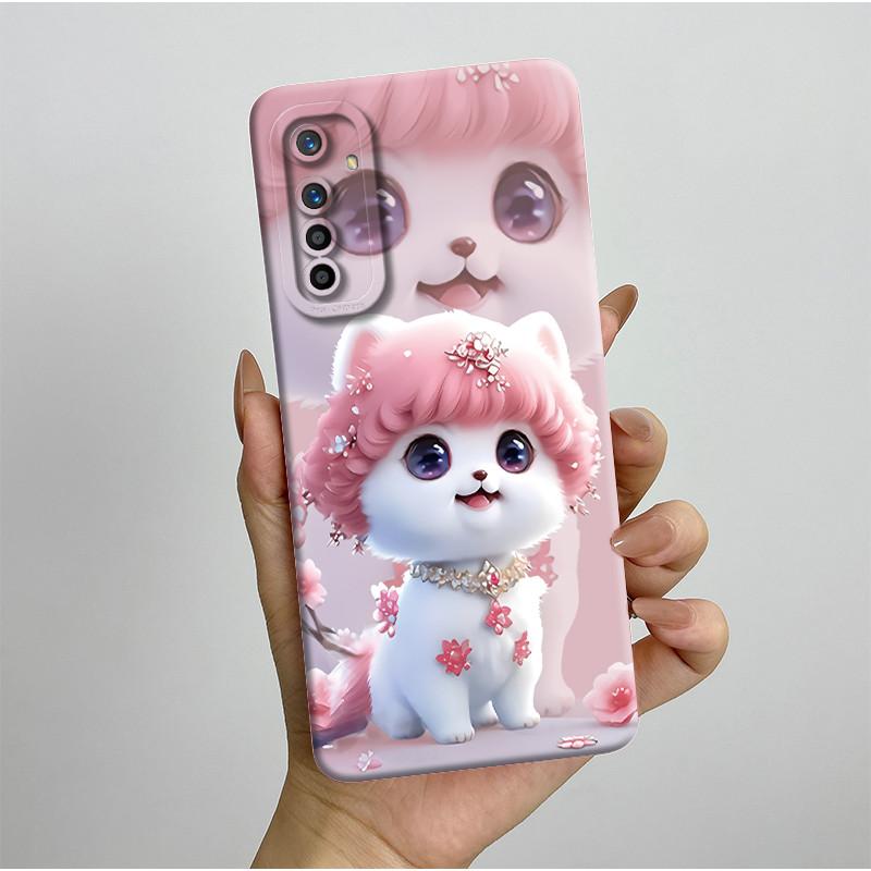 For Realme X2 XT Case RMX1921 RMX1991 RMX1993 Pretty Flowers Silicone Soft TPU Shockproof Phone Cover For OPPO K5 Coque Fundas