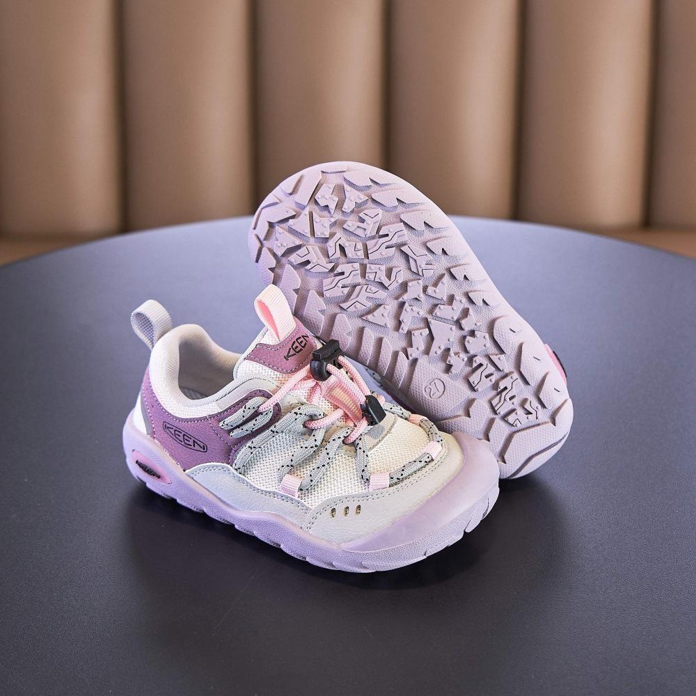 

Children s Breathable Elastic Buckle Hiking & Casual Sports Shoes 37 фіолетовий