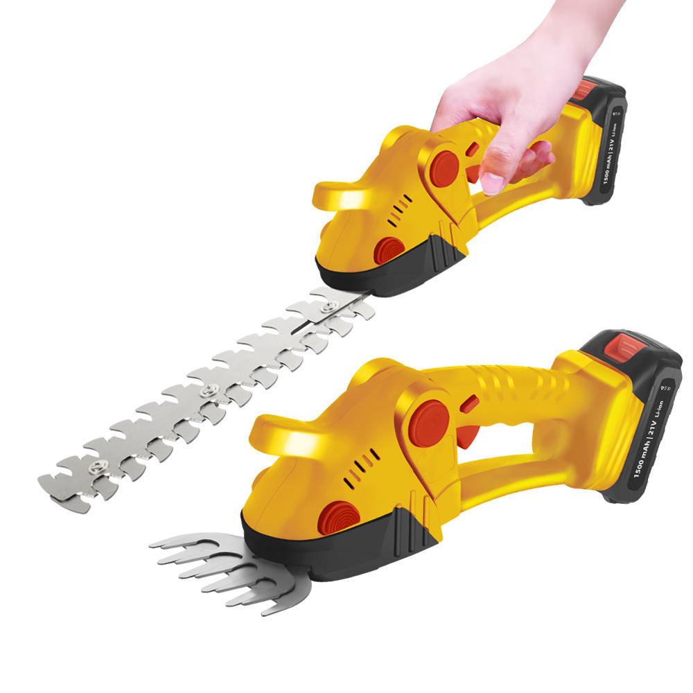 Multifunctional Small Lawn Mower Garden Electric Pruning Shears Handheld Portable Electric Hedge Trimmer