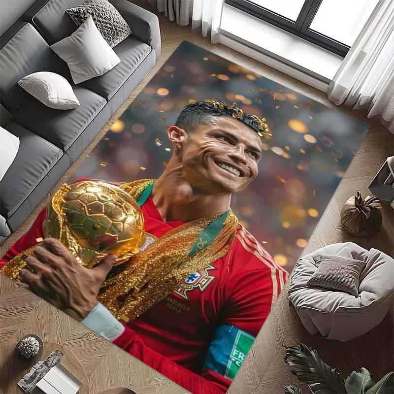 Dynamic Soccer Action carpet printing Doormat Bathroom mat Office chair cushion Art