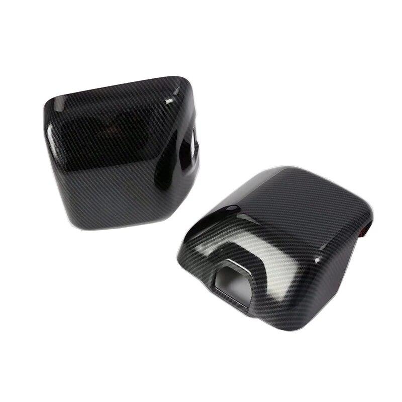 Pro Jeep Wrangler JL 2018 Boční Zrcátko Křídlo Pohled zezadu Zadní krytky Styl ozdobného krytu z uhlíkových vláken Styling vozu