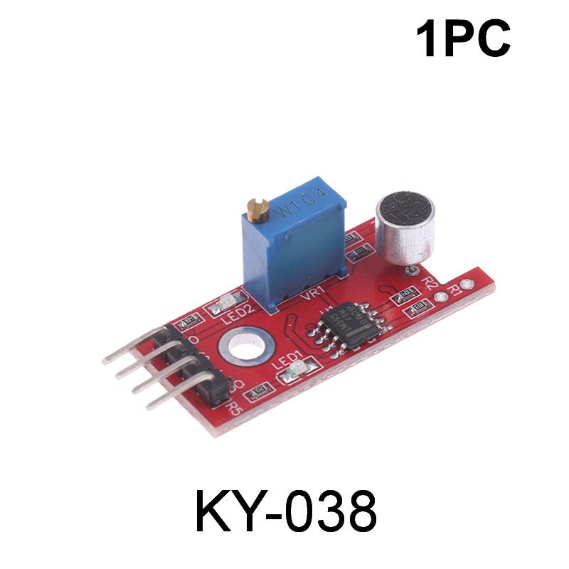 1/3Pcs KY-038 Sound Detection Module Microphone Voice Sound Sensor Module Digital Output Sensors For Arduino DIY
