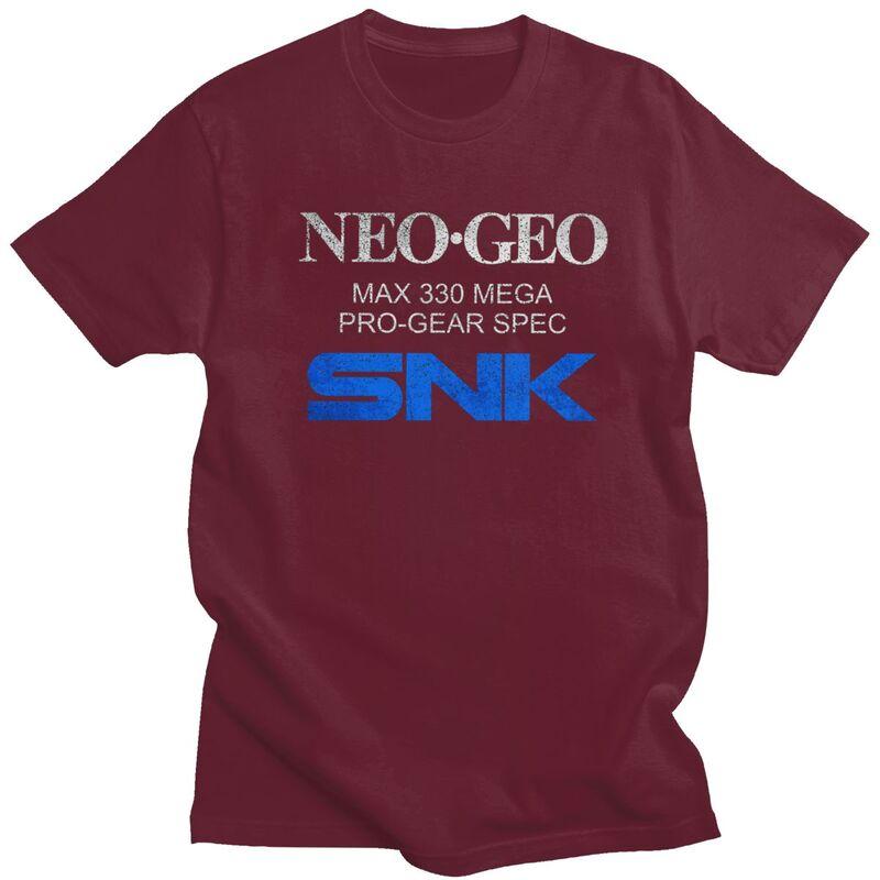 

Custom Retro Arcade Game Neo Geo Snk T Shirt Men Short Sleeve Pure Cotton Tshirt Tees Streetwear Tshirts 4XL