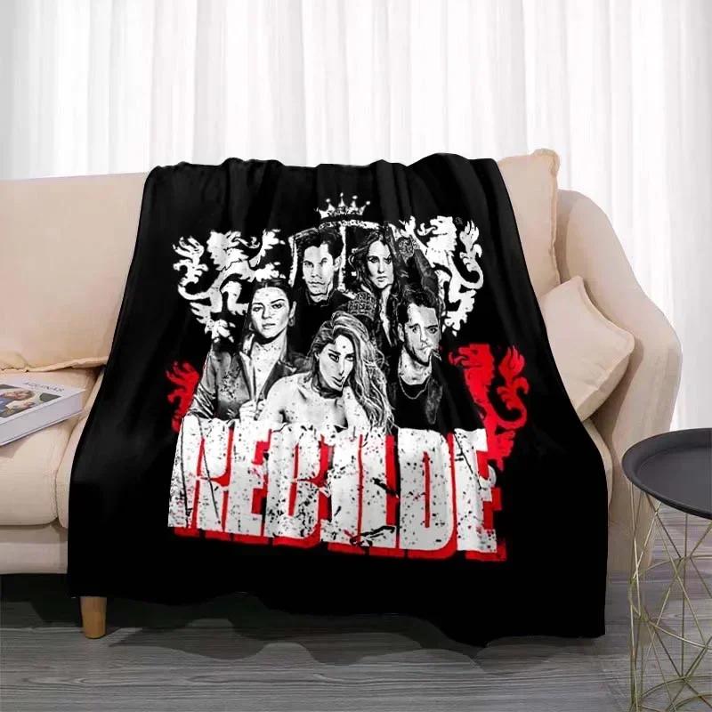 Mexico POP Band RBD Rebelde Printed Blanket Picnic Blankets Warm Blanket Soft and Comfortable Blanket Home Travel Birthday Gift