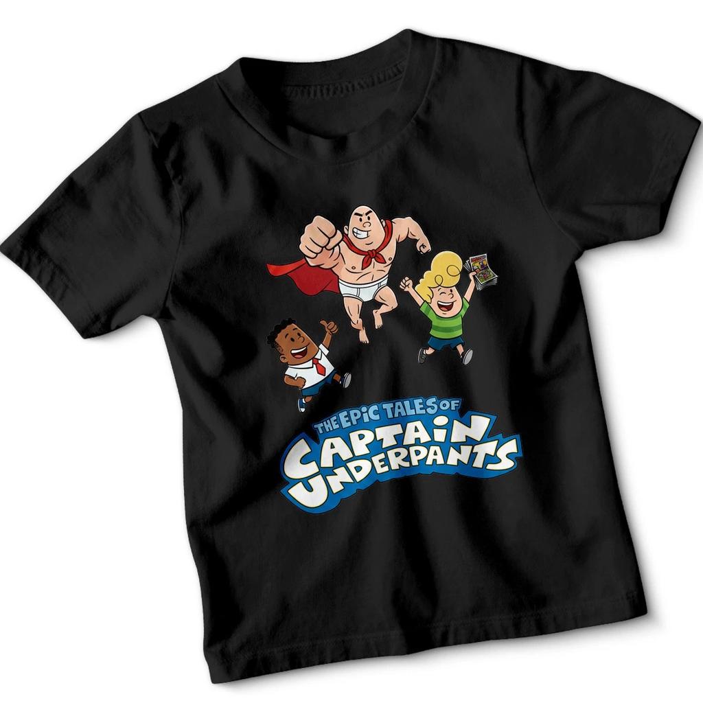 Captain Underpants Kids Tshirt Comics Tv Shows World Book Day Superhero Tee