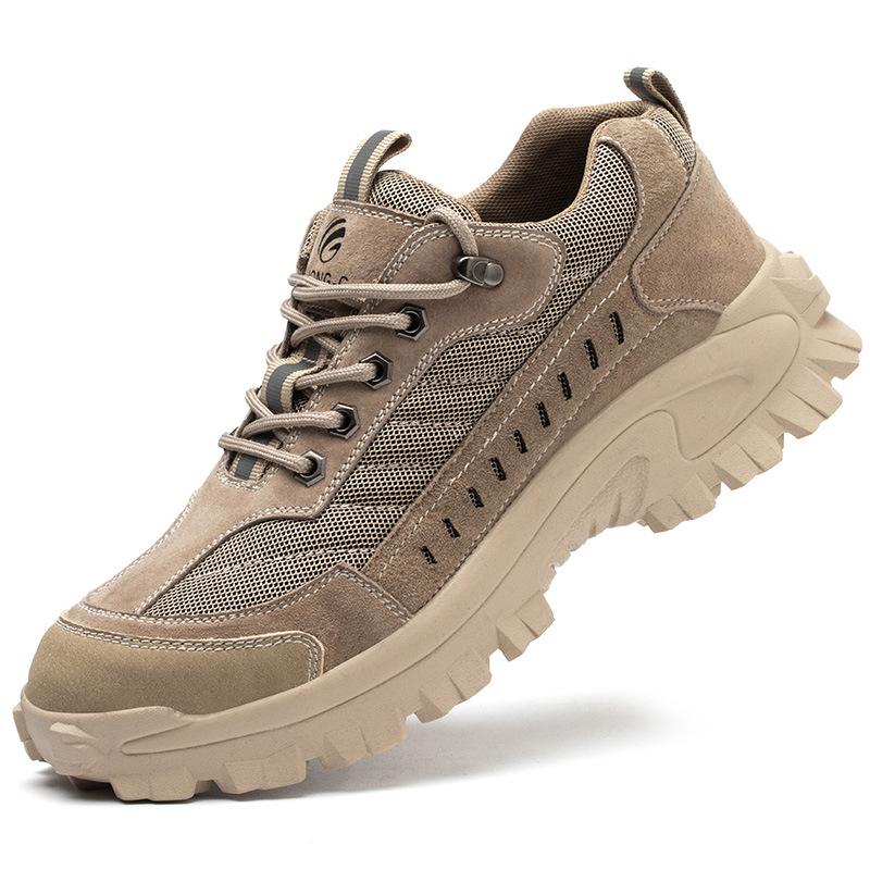 

Обувь для страхования труда Мужская дышащая и легкая защитная рабочая обувь, противоударная, противопрокольная и износостойкая защитная обувь 45