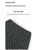 Women's Polka Dot A-Line Mini Skirt - Spring Hip Wrap Petite Hem