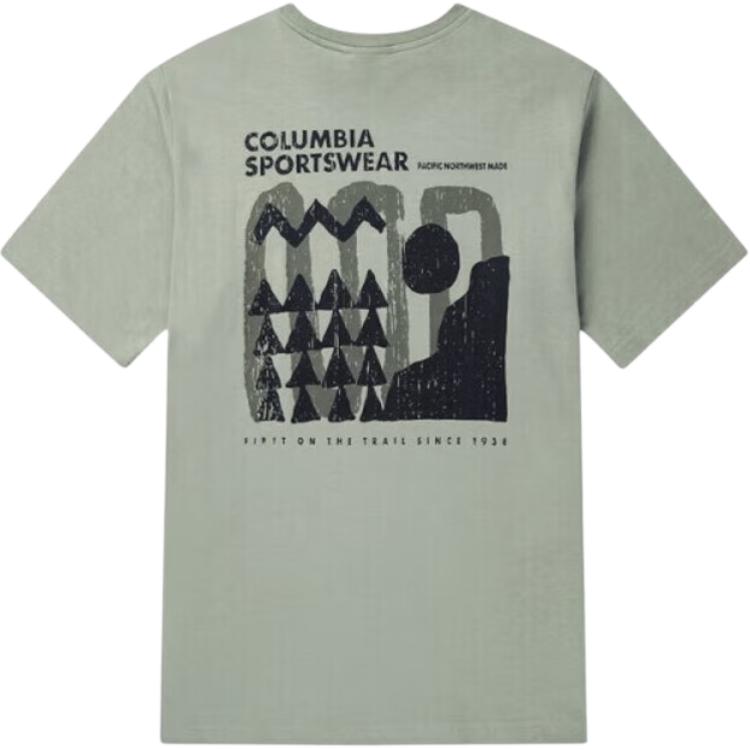 Columbia Explorers Canyon T Shirt Men's Green AE5592-348
